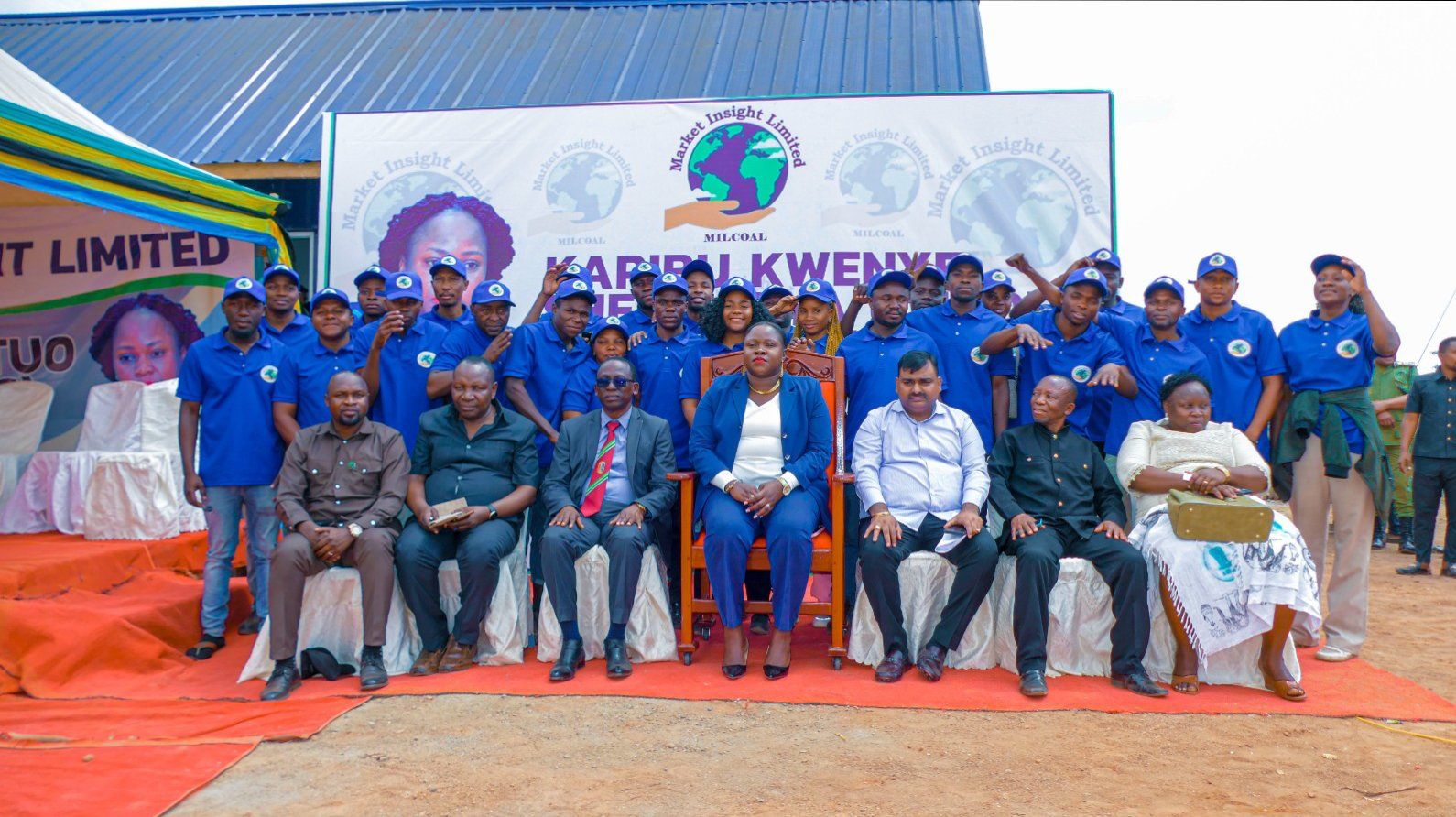 MILCOAL staff team group photo